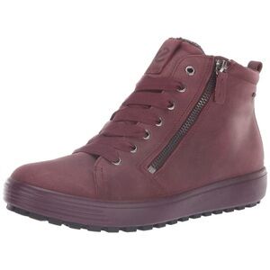 ECCO Women's Soft 7 TRED Gore-TEX High Sneaker Ankle Boot! Wine Size 36